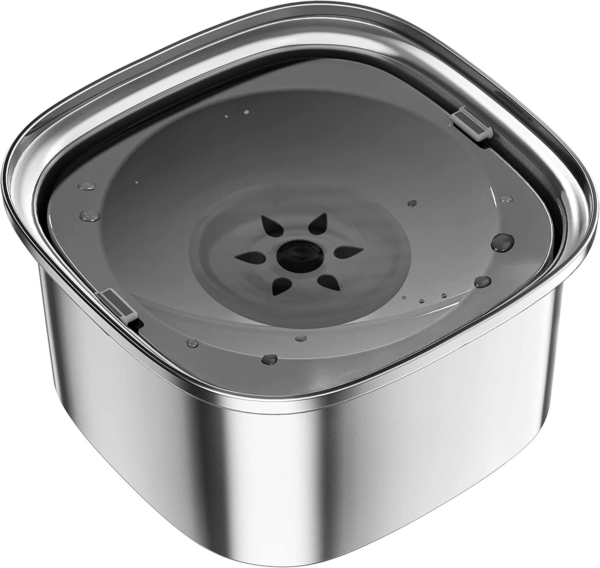 Pet Stainless Steel Water Bowl - Image 5
