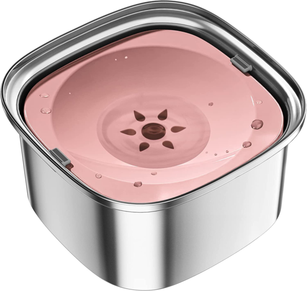 Pet Stainless Steel Water Bowl - Image 2